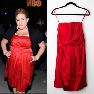 🌟 HOST PICK 🌟 White House Black Market | Red strapless dress 14